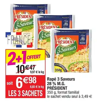 Migros Rapé 3 Saveurs 28% M.G offre
