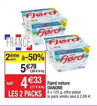 Migros Fjord nature Danone offre