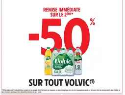 Intermarché VOLVIC -50% de remise immédiate sur le 2ème sur tout volvic offre