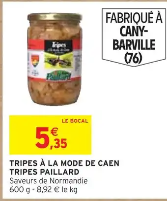 Intermarché Paillard Tripes à la mode de caen offre