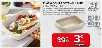 Carrefour Plat à four rectangulaire offre