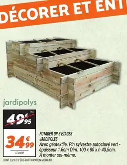 Netto JARDIPOLYS Potager up 3 etages offre