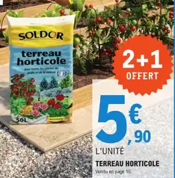 E.Leclerc SOLDOR Terreau horticole offre