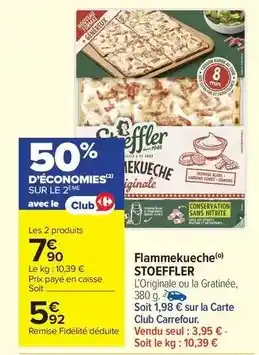 Carrefour Market Stoeffler - flammekueche offre