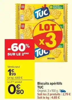 Carrefour Market Lu - biscuits apéritifs offre