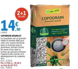 E.Leclerc TERRE & NATURE Copodrain granulat offre