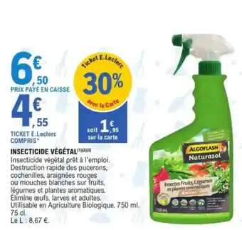 E.Leclerc ALGOFLASH Insecticide végétal offre