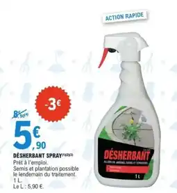 E.Leclerc Désherbant spray offre