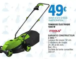 E.Leclerc ¡TOOLS Tondeuse électrique offre