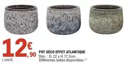 E.Leclerc Pot déco effet atlantique offre