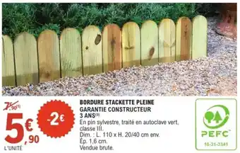 E.Leclerc Bordure stackette pleine offre