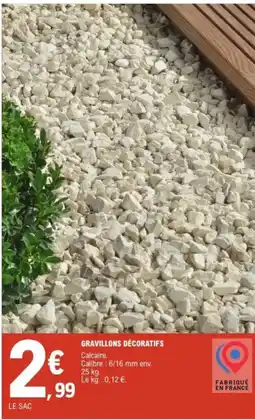 E.Leclerc Gravillons décoratifs offre