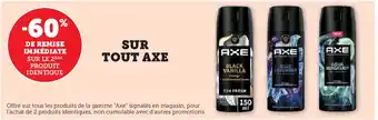 Hyper U AXE Sur tout offre