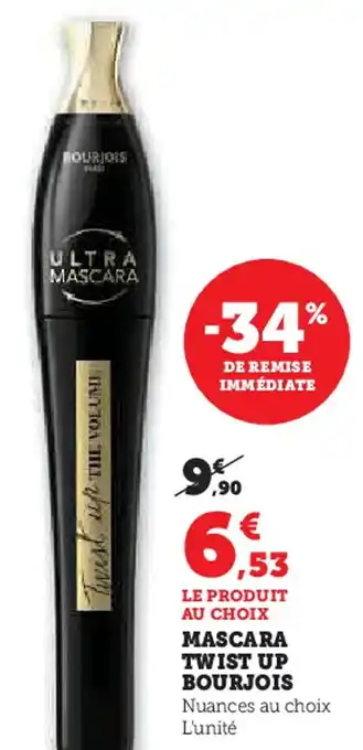 Hyper U BOURJOIS  Mascara twist up offre