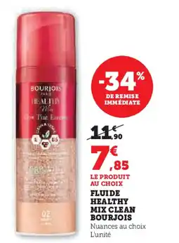 Hyper U BOURJOIS Fluide healthy mix clean offre