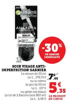 Hyper U GARNIER Soin visage anti- imperfection offre