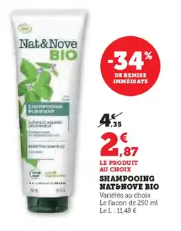 Hyper U NAT&NOVE BIO Shampooing offre