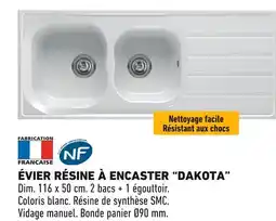 Brico Cash Évier résine à encaster Dakota offre