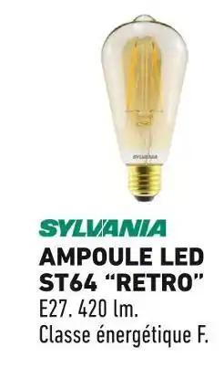 Brico Cash SYLVANIA Ampoule led st64 retro offre