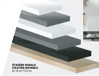 Brico Cash Étagère Murale Fixation Invisible offre