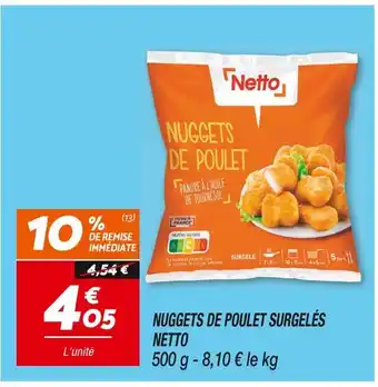 Netto NETTO Nuggets de Poulet Surgelés offre