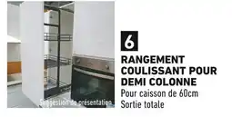 Brico Cash Rangement coulissant pour demi colonne offre