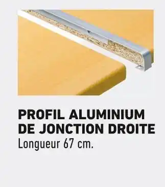 Brico Cash Profil aluminium de jonction droite offre