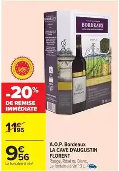 Carrefour Cat - a.o.p. bordeaux offre