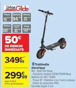 Carrefour Trottinette electrique offre