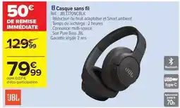 Carrefour Jbl - casque sans fil offre