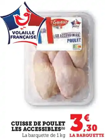 Super U Cuisse de poulet les accessibles offre