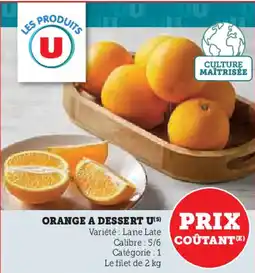 Super U Orange a dessert u offre