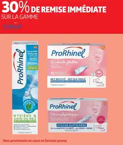 Auchan Sur la gamme prorhinel offre