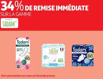 Auchan Sur la gamme tadam offre