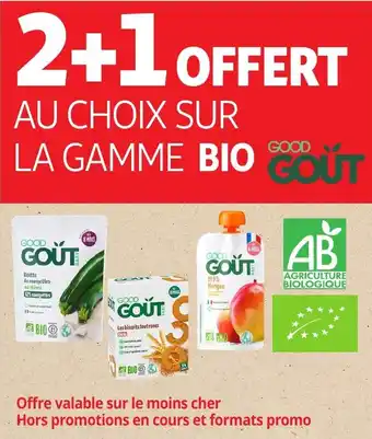 Auchan La gamme bio good gout offre