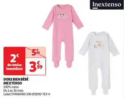 Auchan Dors bien bébé inextenso offre