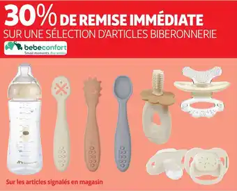 Auchan Sur une sélection d'articles biberonnerie offre