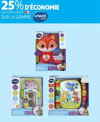 Auchan Sur la gamme vtech offre