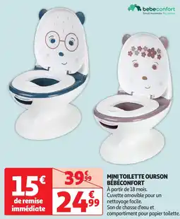 Auchan Mini toilette ourson bébéconfort offre