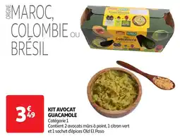 Auchan Kit avocat guacamole offre