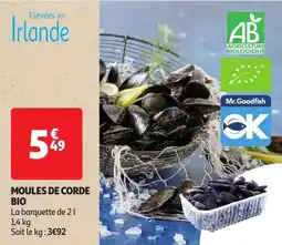 Auchan Moules de corde bio offre