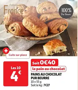 Auchan Pains au chocolat pur beurre offre