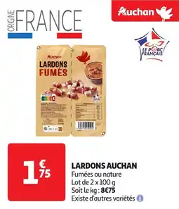 Auchan Lardons auchan offre