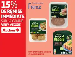 Auchan Sur la gamme very veggie offre