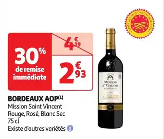 Auchan Bordeaux aop offre