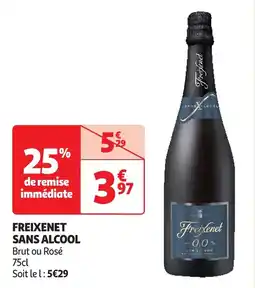 Auchan Freixenet sans alcool offre