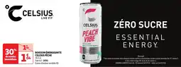 Auchan Boisson énergisante celcius pêche offre