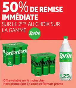 Auchan La gamme sprite offre