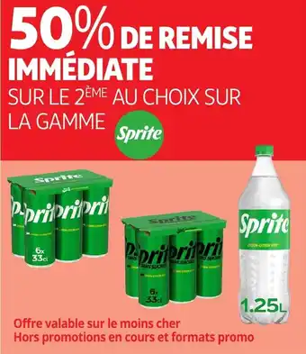 Auchan La gamme sprite offre