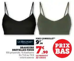 Hyper U LE BOURGET Brassiere bretelles fines offre